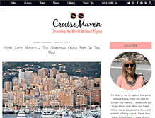 Tablet Screenshot of cruisemaven.com